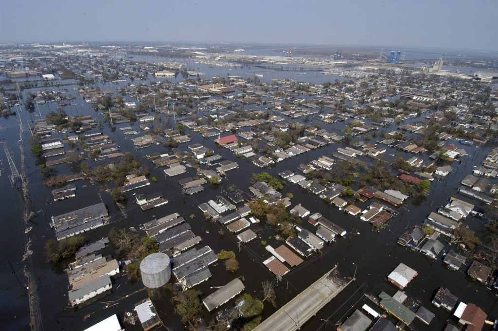 Image of flooded neighborhood