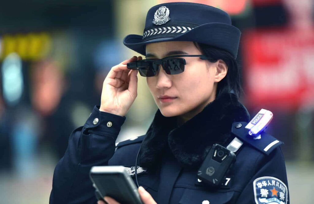 Image of police in china