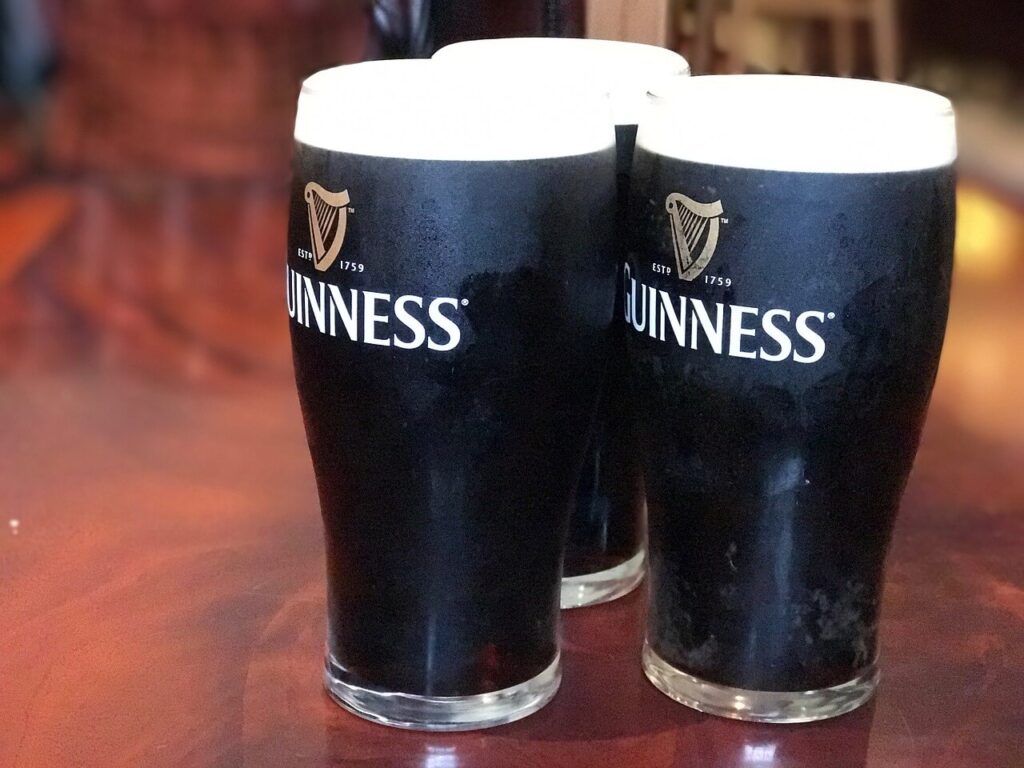 Guinness branded beer